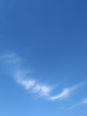 Blue sky with clouds