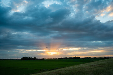 Sonnenuntergang an der Nordsee