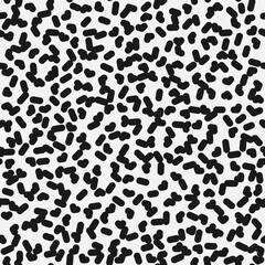 Seamless snowy leopard, ocelot or wild cat fur pattern print