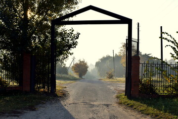 passage through the gate