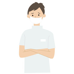 Illustrations of various doctor poses