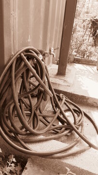 he long and twisted rubber hose vintage effect photo design for ancient lifestyle