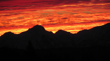Atardecer en bariloche