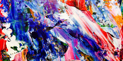 Colorful abstract background wallpaper. Modern motif visual art.  Mixtures of oil paint. Trendy...