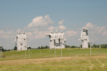 The memorial complex “To the Panfilov Heroes” (“Feat 28”). Moscow region