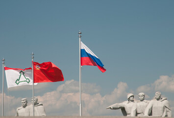 The memorial complex “To the Panfilov Heroes” (“Feat 28”). Moscow region.