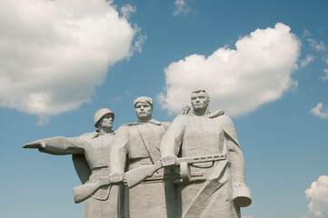 The memorial complex “To the Panfilov Heroes” (“Feat 28”). Moscow region