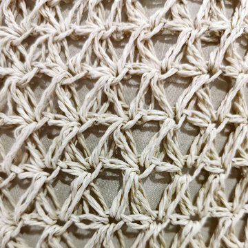 Handmade colorful macrame pattern background,macrame texture,ECO friendly,Modern summer concept,knitting