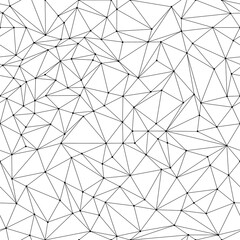 Geometric low poly triangle seamless pattern