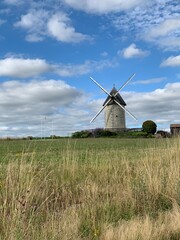 windmill in the field