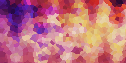 Colorful Geometric mosaic abstract background. Pattern with different shapes for Wallpaper, screen, mobile app, banner, flyer.