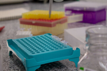 test tubes in laboratory