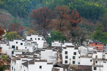 Fototapeta premium Shicheng Village, wuyuan, Jiangxi, China