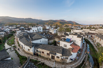 Fototapeta na wymiar Ancient town of Chazi Village, Jingxian, Xuancheng, Anhui, China