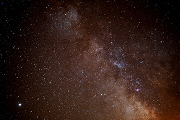 Night Sky with space dust in Portugal