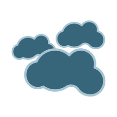 weather forecast icon design,flat trendy style collection