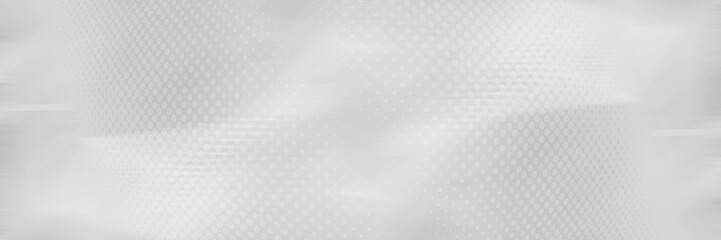 Gray halftone pattern with white line motion backdrop wallpaper. Clean Grey geometric background.
