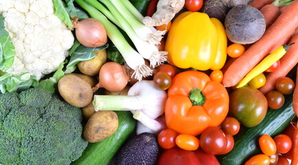 fresh vegetables - ready for cooking