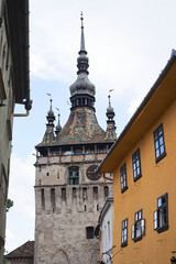 Obraz premium clock tower of sighisoara in daytime