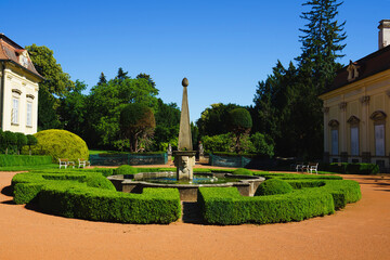 Obraz premium Buchlovice Chateau is one of the most important Baroque aristocratic residences in the Czech Republic.