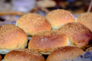 Tasty little breads with seeds.