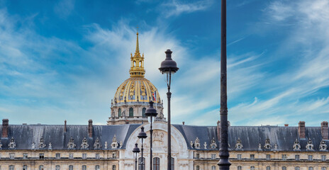 Paris, Les Invalides in summer time, famous landmark, France © Pierre vincent