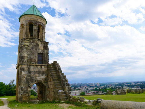 The impressive Bagrati Cathedral in Kutaisi, Georgia.