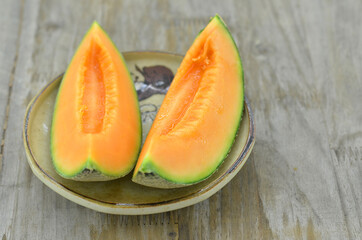 Melon net, delicious nutritious