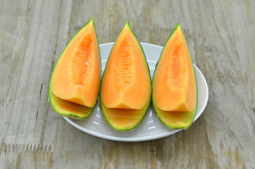 Melon net, delicious nutritious