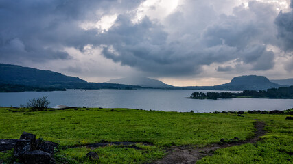 lake in the mountains