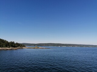 view of the sea from the sea
