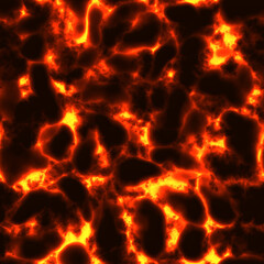 Fototapeta premium Seamless texture of lava. Wallpapper or background.