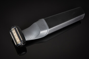 New body trimmer on black background