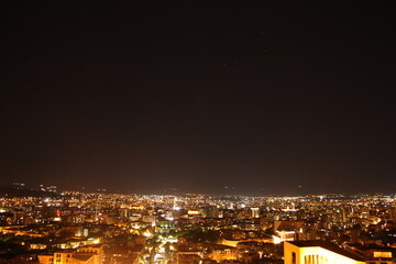 Fototapeta premium night view of the city