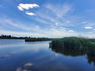 lake and sky