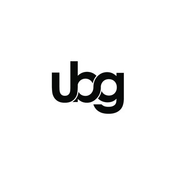 ubg letter original monogram logo design