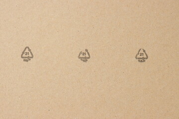 texture carton signe recyclage 