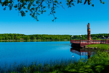 Fototapeta premium Lake View in July