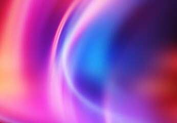 Bright abstract futuristic background with neon lines. Light neon effect. Laser light show, energy...