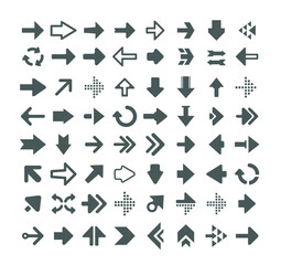Set of  arrow icons 