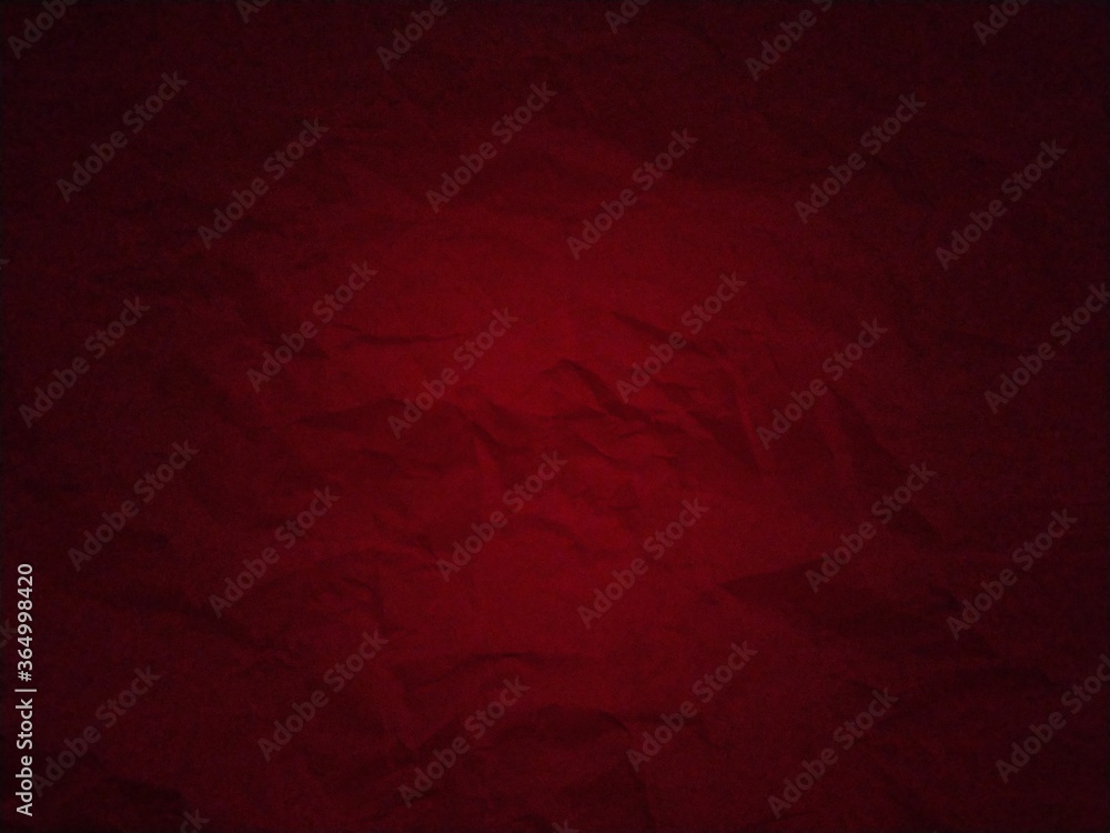 Poster dark red background with uneven spots and vignetting. crumpled thick paper texture. blood red color.