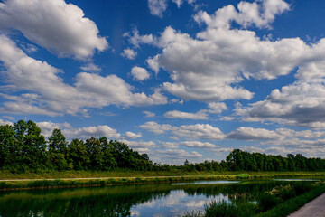 Radweg entlang des Main-Donau Kanals beiderseitig
