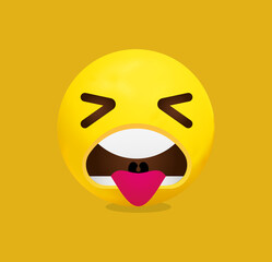 caricature, character, collection, cute, design, element, emoji, emoticon, expression, facial, fun, happiness, happy, human, icon, illustration, isolated, joy, laugh, lips, man, mouth, people, red, sa