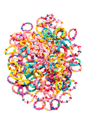 colorful little hair bands for hairstyles