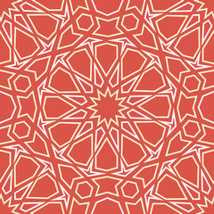 abstract seamless pattern in Moroccan style 