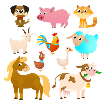 Farm animals set 