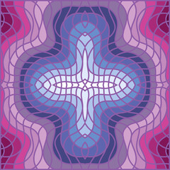 Vector abstract color grid pattern.