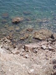 rocks in the sea
