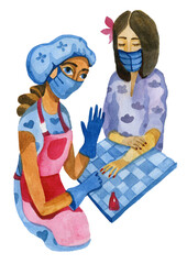 The beauty industry manicure in the conditions of the pandemic service and service sector