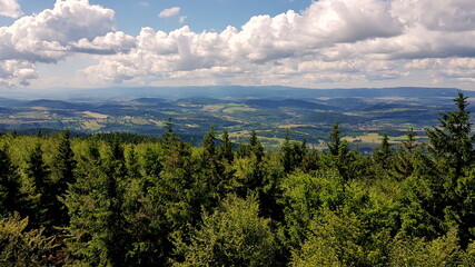 kalenica - Turnberg a mountain in the Owl Mountains, part of Central Sudetes